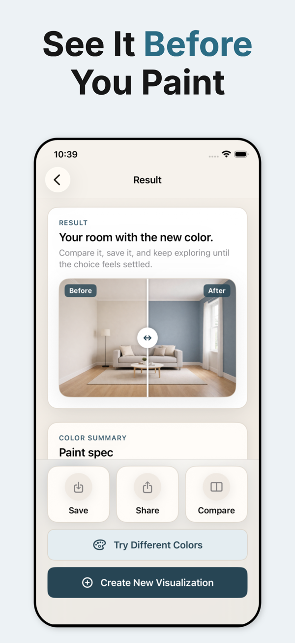 Paint Color Visualizer - Paint brand selection