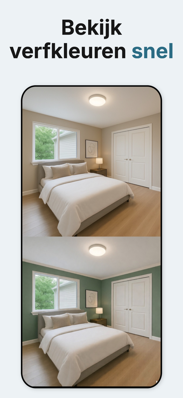 Paint Color Visualizer App - AI-powered room visualization