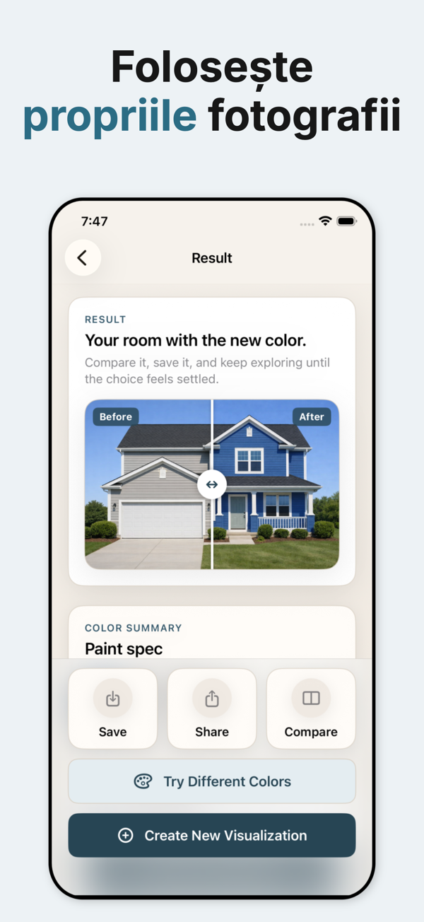 Paint Color Visualizer - AI surface detection