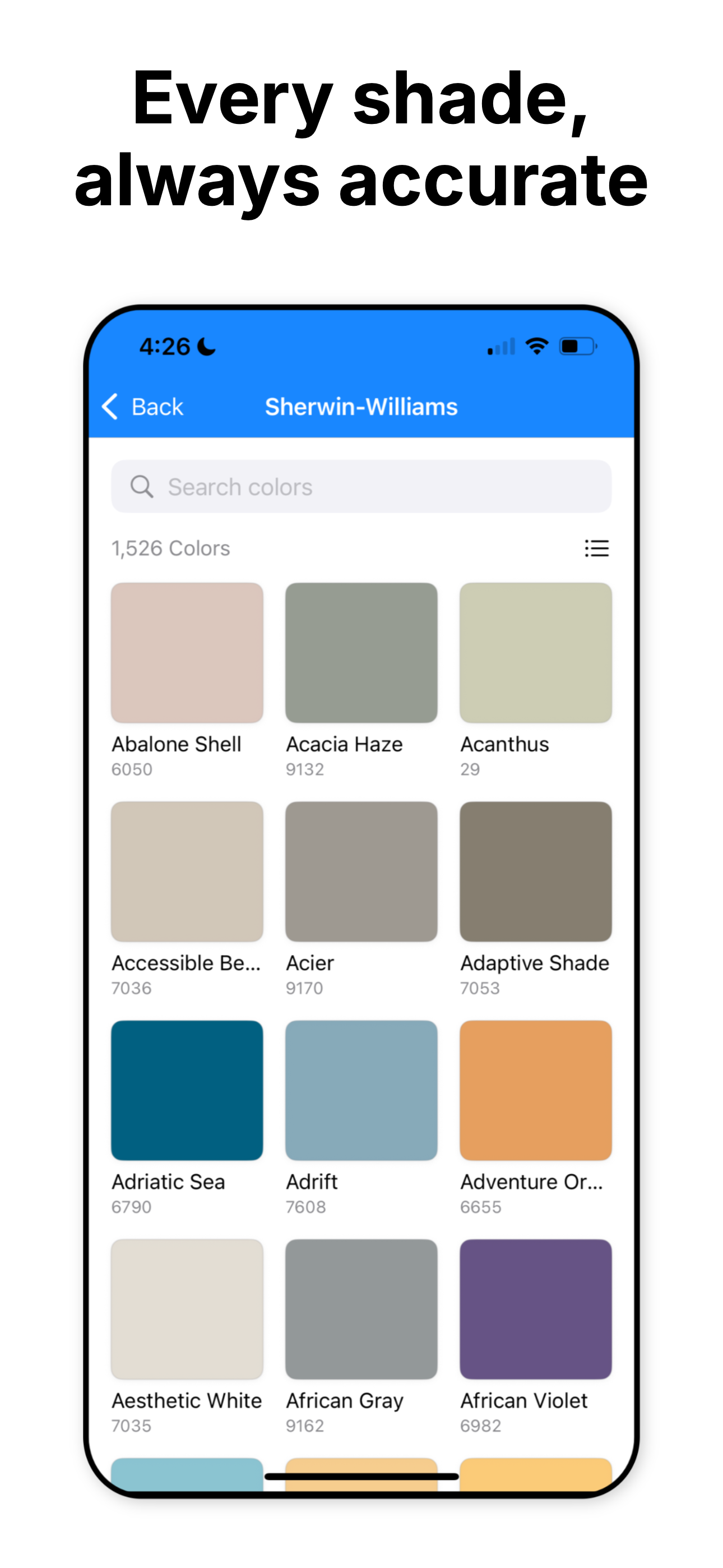 Paint Color Visualizer - Save and share