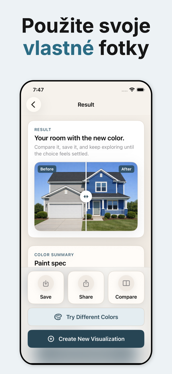 Paint Color Visualizer - AI surface detection